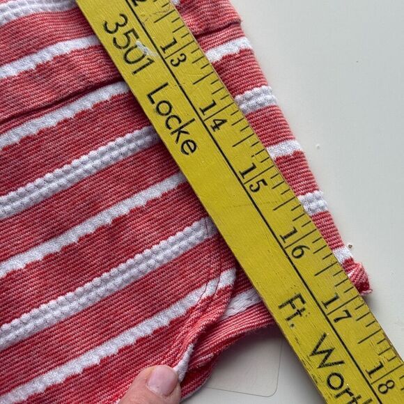 Chico's Xenergy Striped 3/4 Sleeve Shirt Red White Size 8/10 - Picture 8 of 10